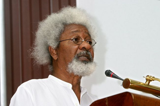 Lashes out at Goodluck,Professor Wole Soyinka