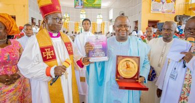Anglican Bishop Says Adeola Yayi Has Broken The Yoke of Underdevelopment in Yewa-Awori Land